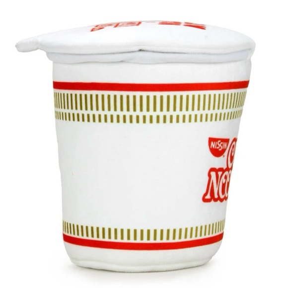 Nissin Cup Noodles x Hello Kitty by Kidrobot Fork & Bow Interactive Plush NEW - Picture 4 of 6